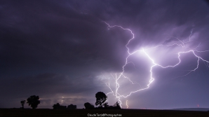 Orage nocturne en Charente Maritimes 17 à St Jean d&lsquo;Angely